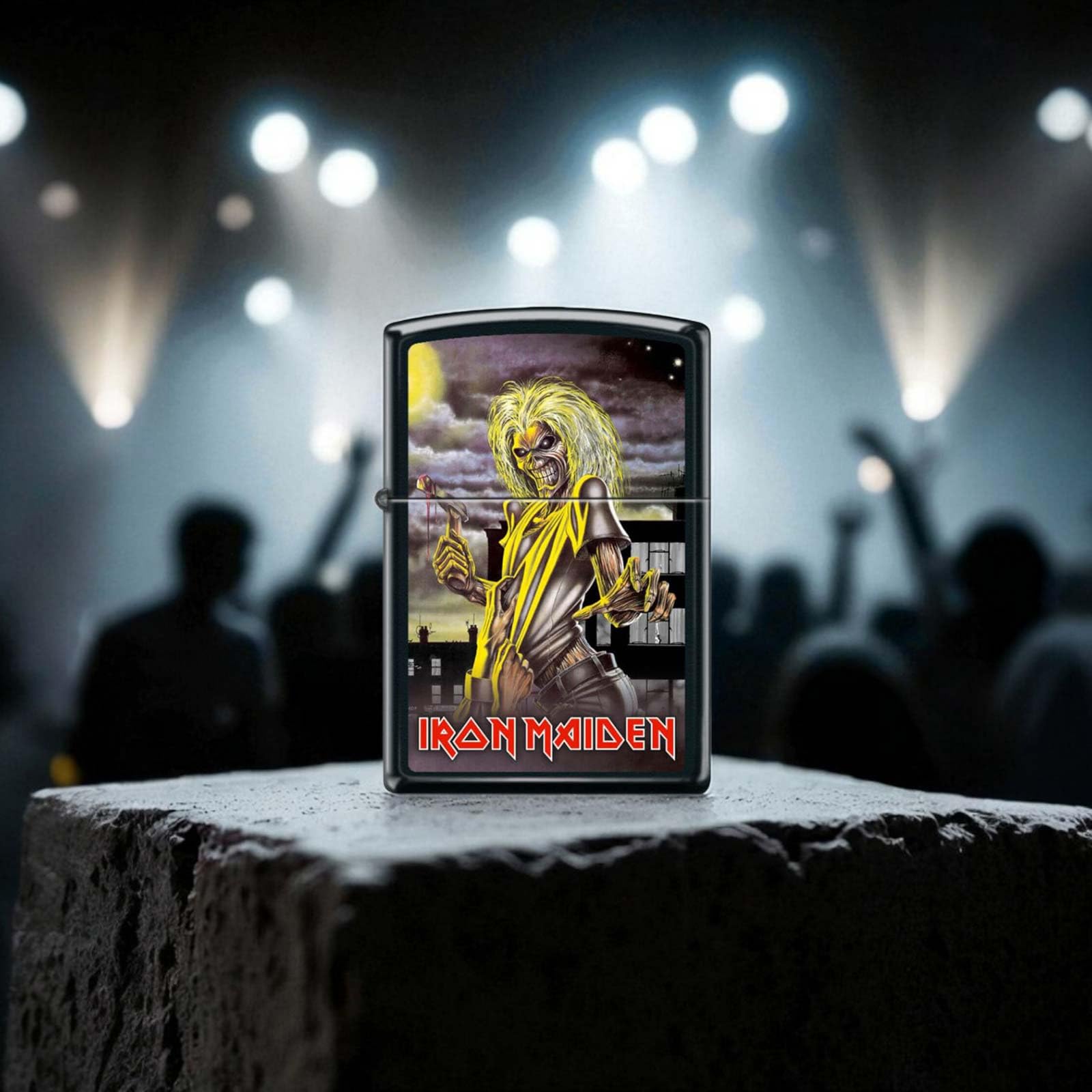 Amazon.com: Iron Maiden Killers Black Matte Zippo Lighter : Health
